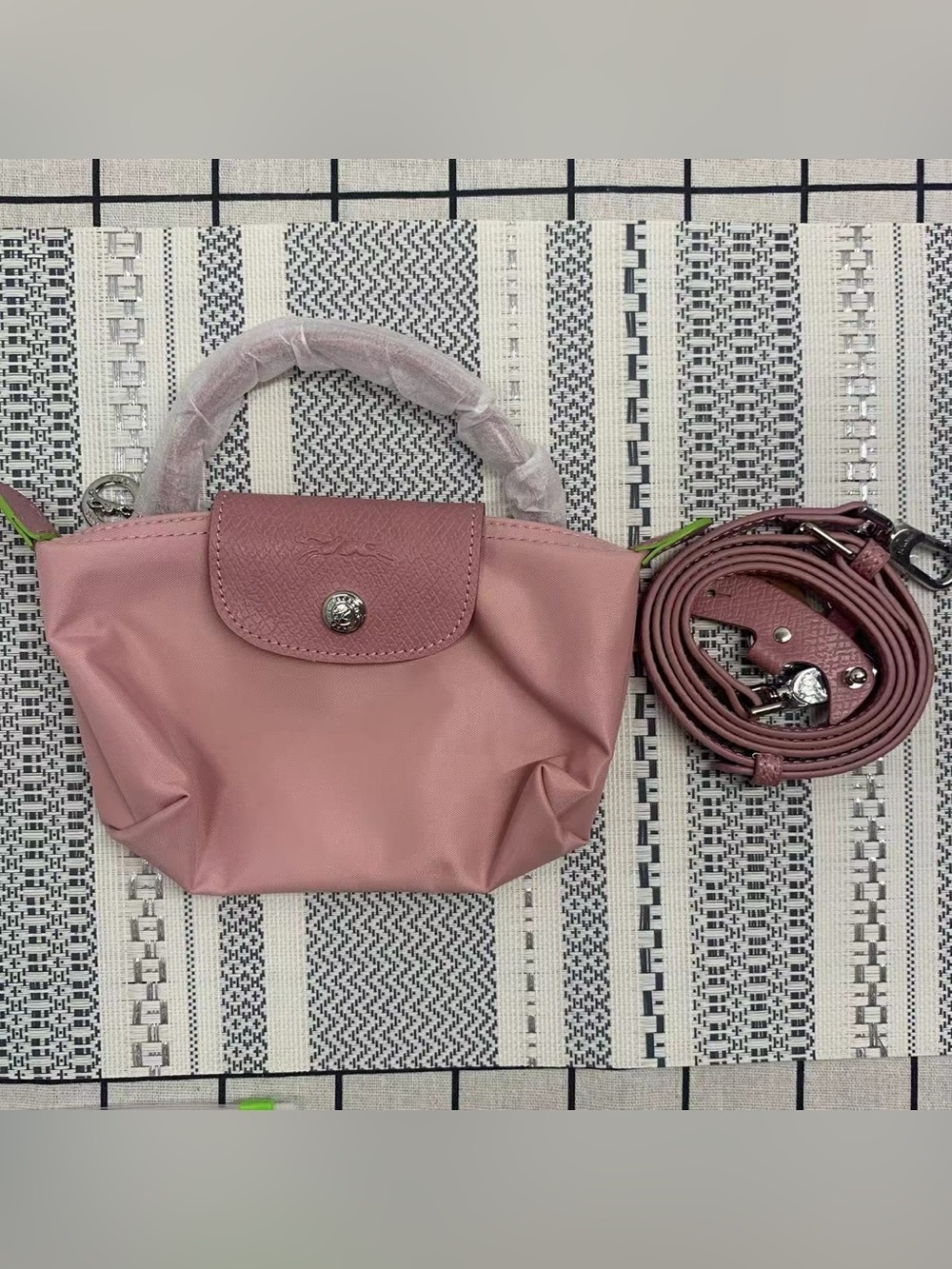 Longchamp Pink Mini Crossbody Bag